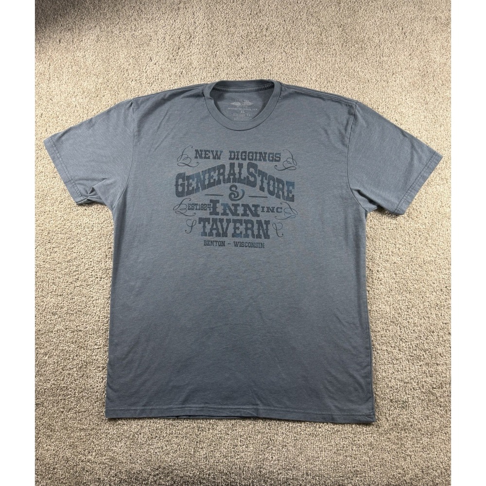Camiseta Dive Bar Shirt Club Talla XL Gris Vintage Tavern General Store WI